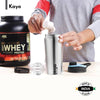 Pexpo Stainless steel shaker bottle with blending ball 800ml