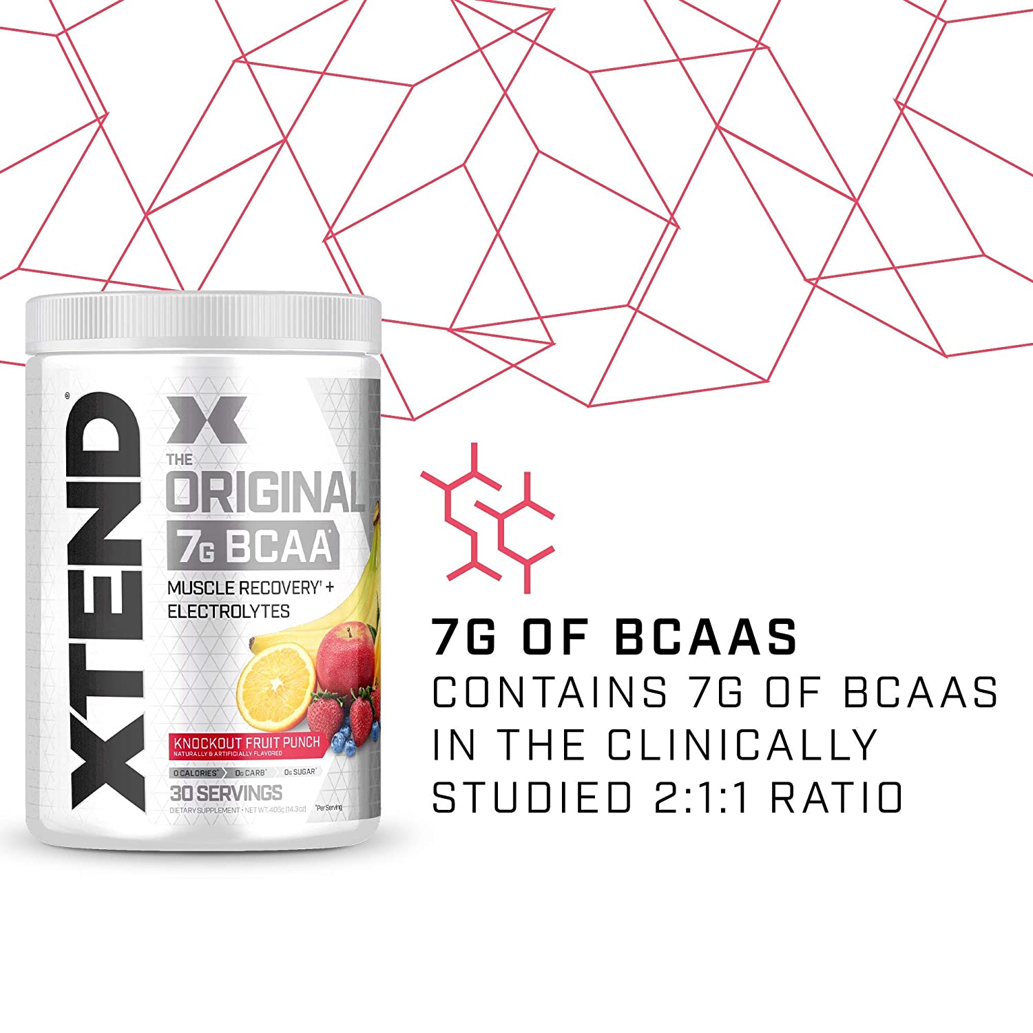 Xtend BCAA Knockout Fruit Punch 30 Serv