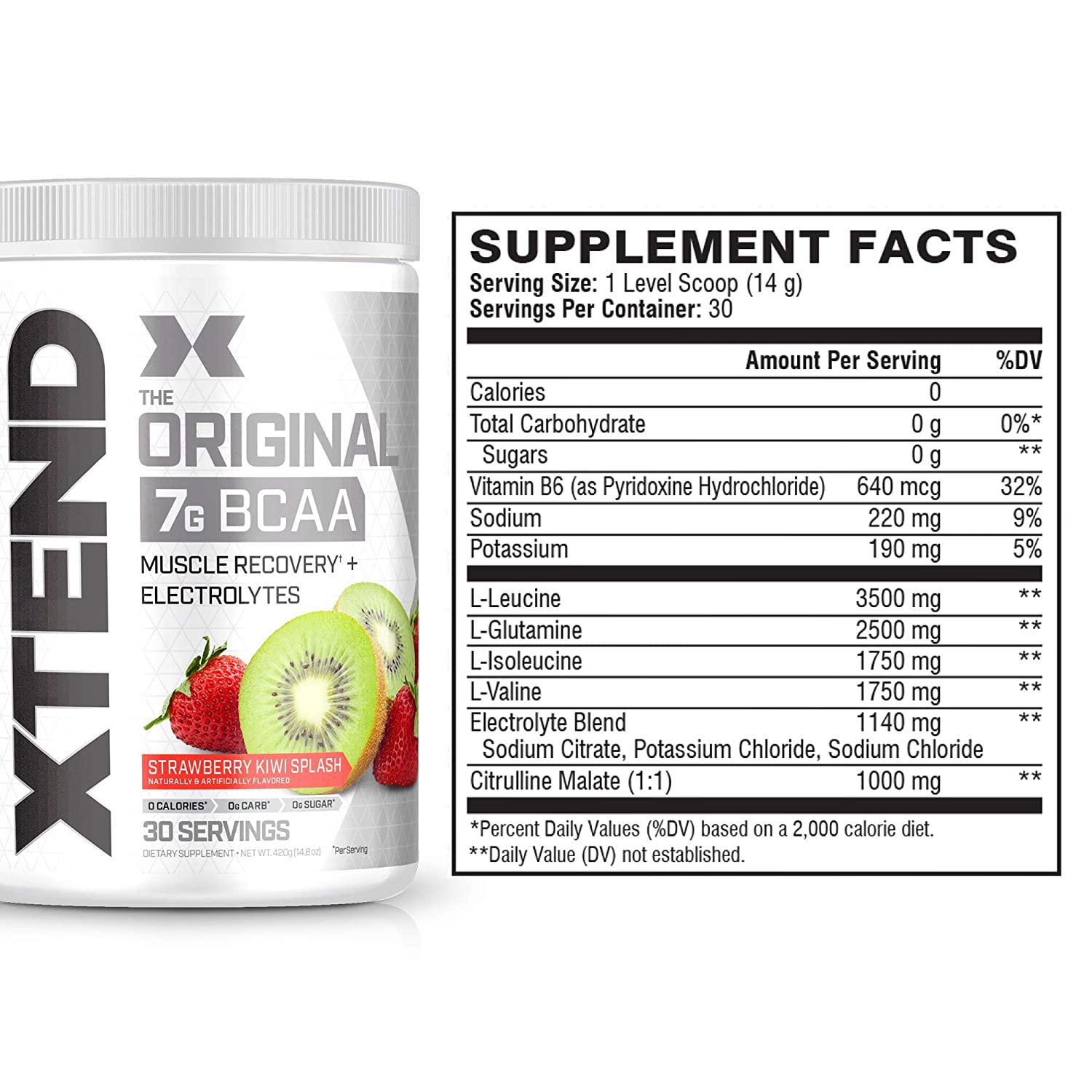 Xtend BCAA Strawberry Kiwi 30 Serv