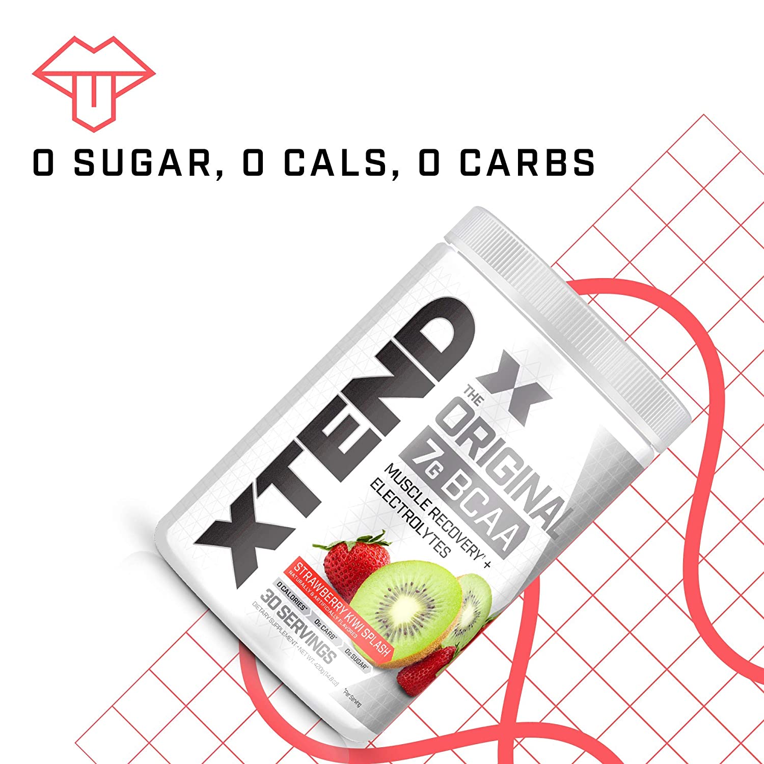 Xtend BCAA Strawberry Kiwi 30 Serv