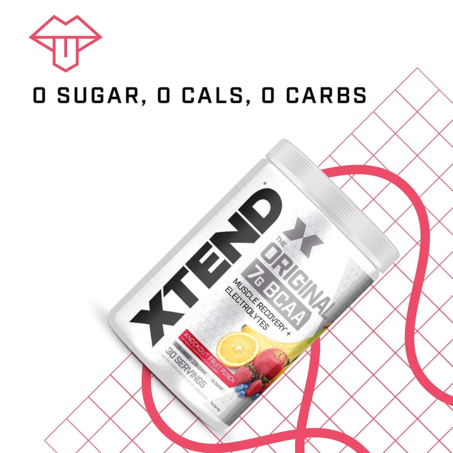Xtend BCAA Knockout Fruit Punch 30 Serv
