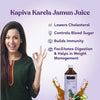 Kapiva Karela Jamun Juice | Natural Juice made from Fresh Karela and Jamun Seeds | Low Glycemic Index | No Added Sugar, 1L