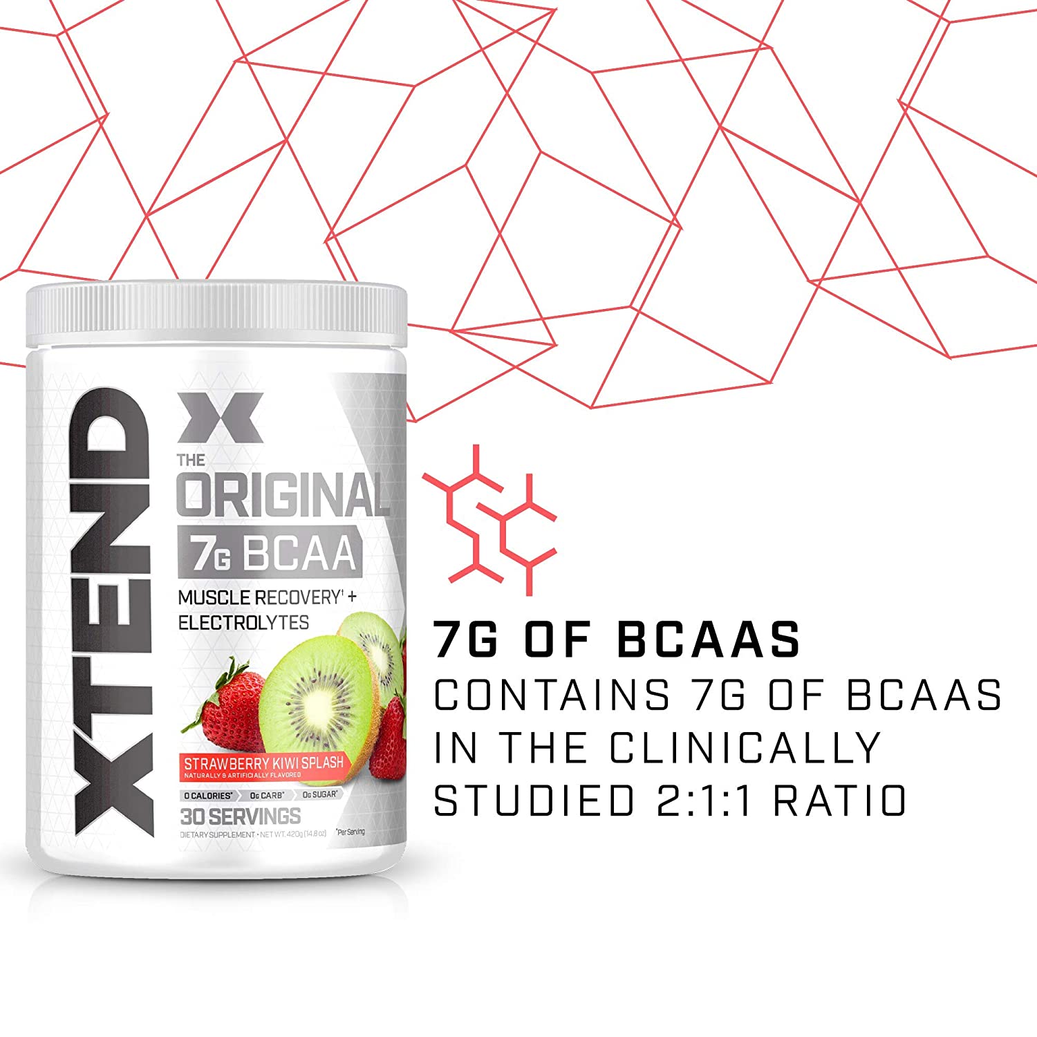 Xtend BCAA Strawberry Kiwi 30 Serv