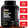 GNC Amp Gold Series 100% Whey Protein Advanced - 4.4 lbs, 2Kg (Double Rich Chocolate) - NutraC - Health &amp; Nutrition Store 