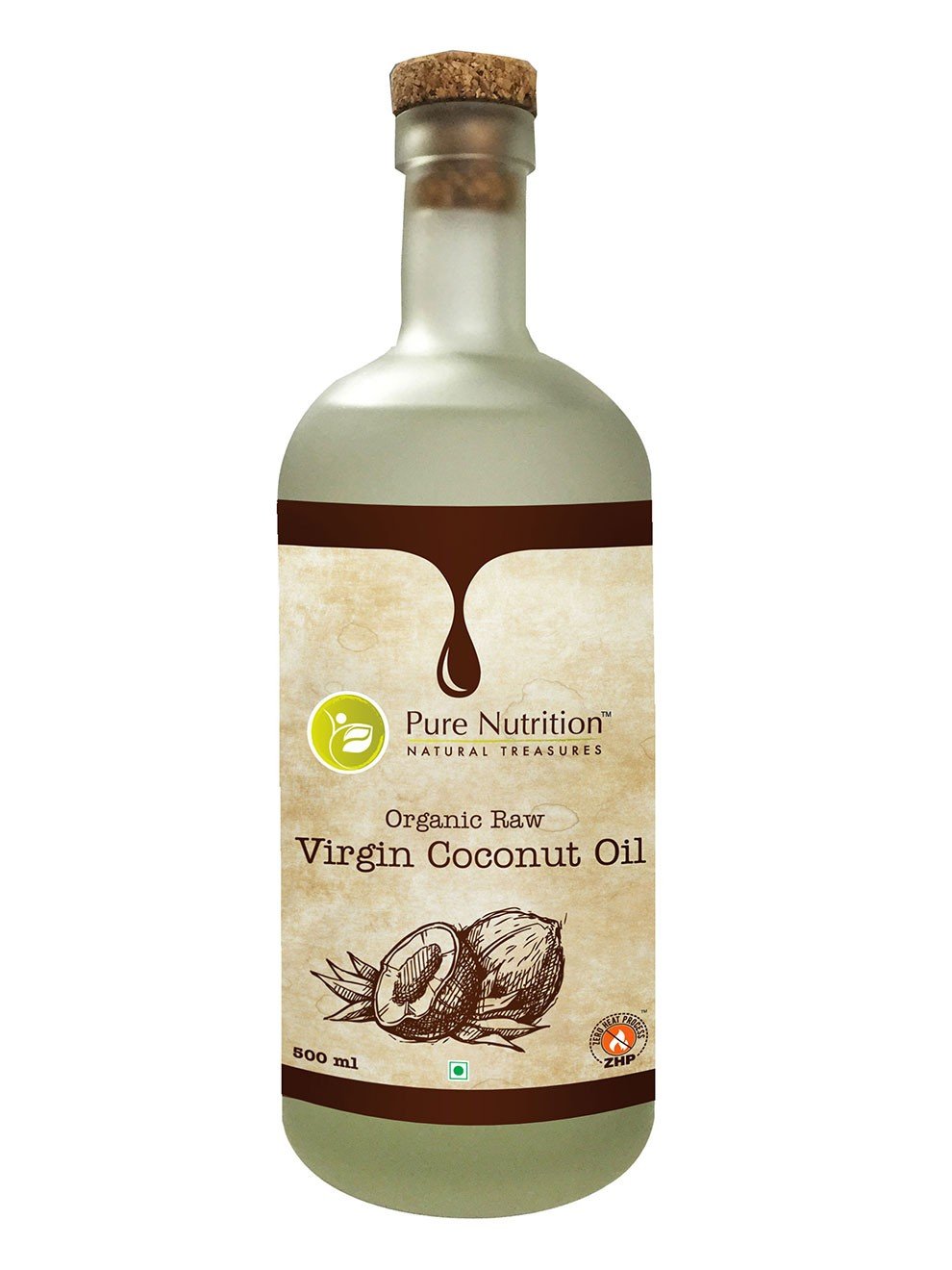 Pure Nutrition Organic Raw Virgin Coconut Oil (500 ml) - NutraC - Health &amp; Nutrition Store 