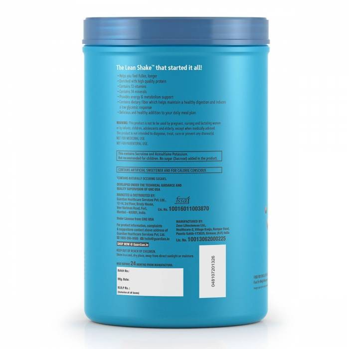 GNC Total Lean® Lean Shake™ 25 - 207 Calories, 25g Protein, 8g Fiber - 1.6 lbs, 750 g (Chocolate) - NutraC - Health &amp; Nutrition Store 