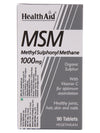 HealthAid MSM 1000mg-90 Tablets - NutraC - Health &amp; Nutrition Store 