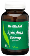 HealthAid Spirulina 500mg-60 Tablets - NutraC - Health &amp; Nutrition Store 