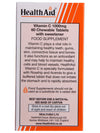 HealthAid Vitamin C 1000mg (Chewable) (Orange Flavour)-60 Tablets - NutraC - Health &amp; Nutrition Store 