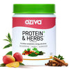 OZiva Protein &amp; Herbs for Women - Best Natural Protein Powder with Whey Protein, Ayurvedic Herbs &amp; Multivitamins for Better Metabolism, Skin &amp; Hair 500g - NutraC - Health &amp; Nutrition Store 