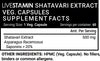 Livestamin Shatavari Extract 60 Capsules - NutraC - Health &amp; Nutrition Store 