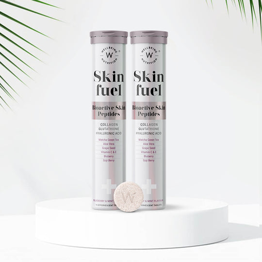 Wellbeing Nutrition Skin Fuel | 15 Effervescent Tablets Pack Of 3