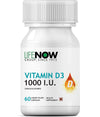 Lifenow Vitamin D3 Cholecalciferol Supplement for Men Women 1000 IU - 60 Liquid Filled Capsules - NutraC - Health &amp; Nutrition Store 