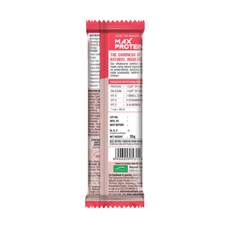RiteBite Yoghurt Berry Bar 420g - Pack of 12 - NutraC - Health &amp; Nutrition Store 