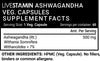 Livestamin Ashwagandha 60 Capsules - NutraC - Health &amp; Nutrition Store 