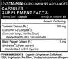Livestamin Curcuim Advanced 60 Capsules - NutraC - Health &amp; Nutrition Store 