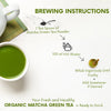 ORGANIC MATCHA GREEN TEA POWDER, JAPANESE SUPERFOOD (20 CUPS), 50G