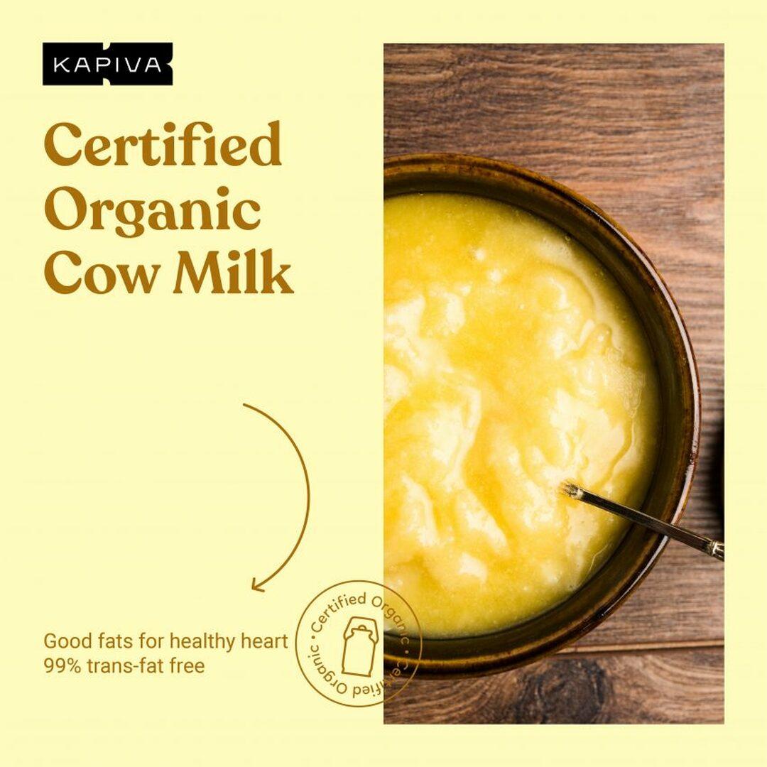 Kapiva Organic Cow Ghee 500ml