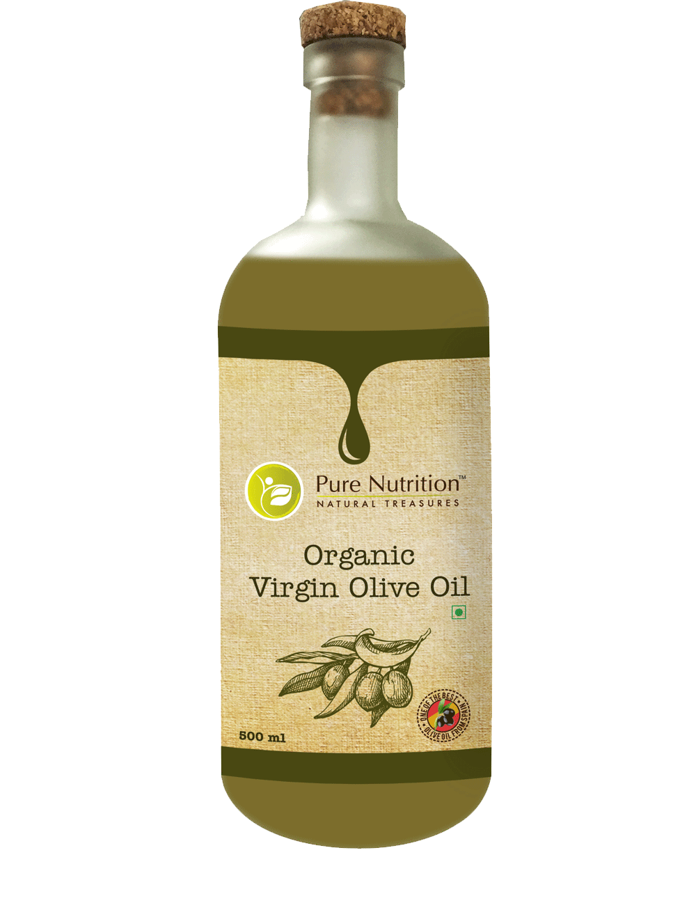 Pure Nutrition Organic Virgin Olive Oil (500 ml) - NutraC - Health &amp; Nutrition Store 
