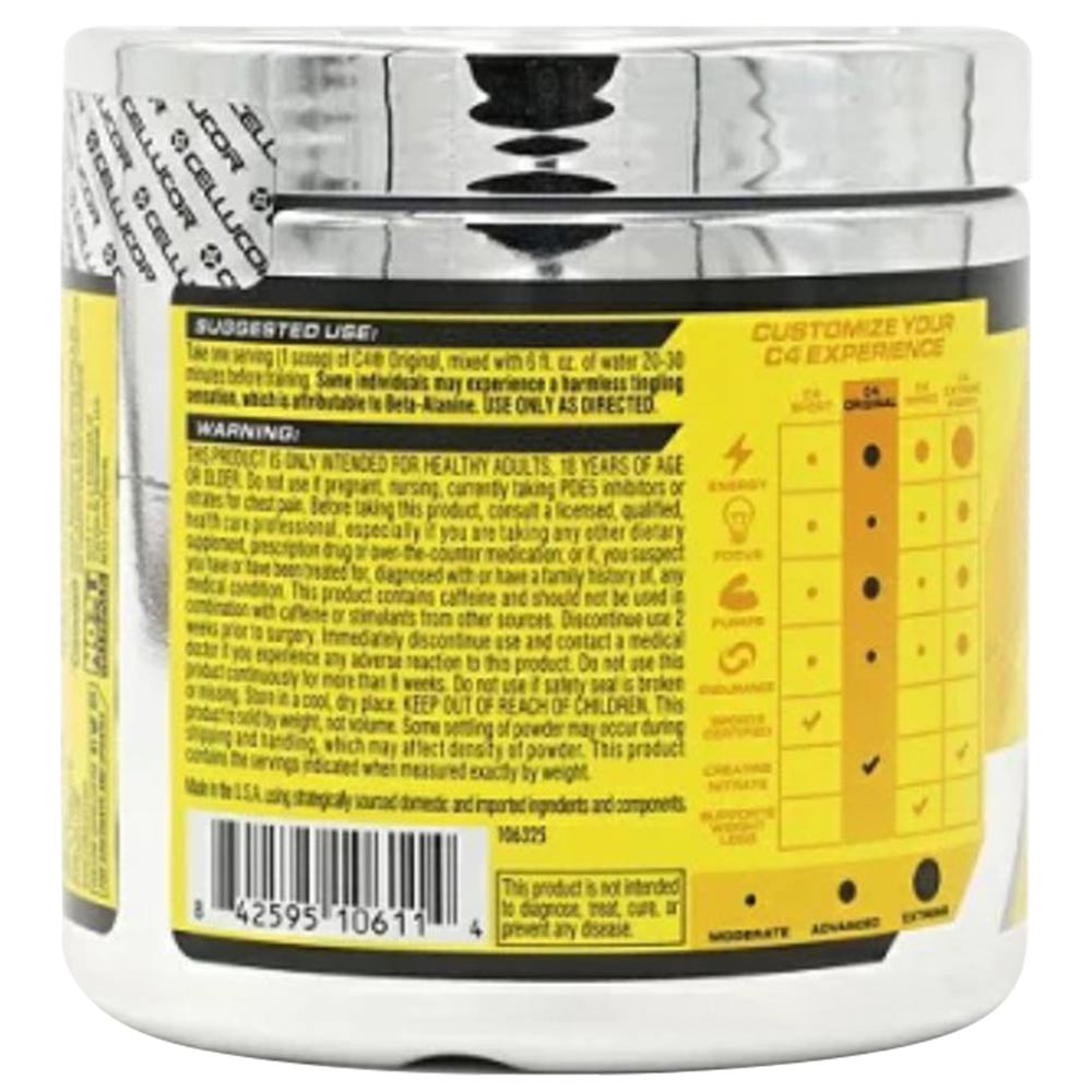 Cellucor C4-60 Servings ID Series (Passion Fruit) - NutraC - Health &amp; Nutrition Store 