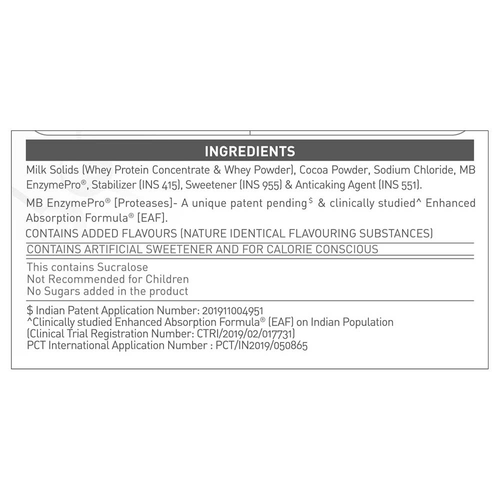 MuscleBlaze Biozyme Performance Whey, 2 kg (4.4 lb), Rich Chocolate