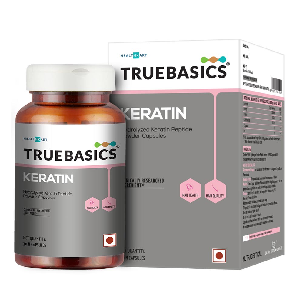 TrueBasics Keratin,30 capsules