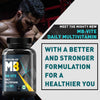 MuscleBlaze MB-VITE Daily Multivitamin, for Enhanced Energy, Stamina &amp; Gut Health, 60 tablet(s)